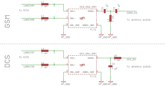 As implemented C123 RX filter schematic as implemented