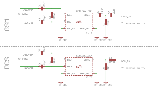 On the schematic C123 RX filter official schematic